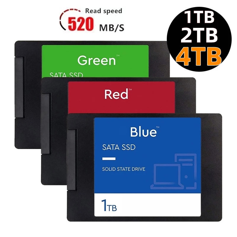 Ʈ ũ ǻ ũž  ޴ SSD, Sata III ϵ ̺,  ָ Ʈ ϵ ũ, 1TB, 2.5 ġ, 4TB, 2TB